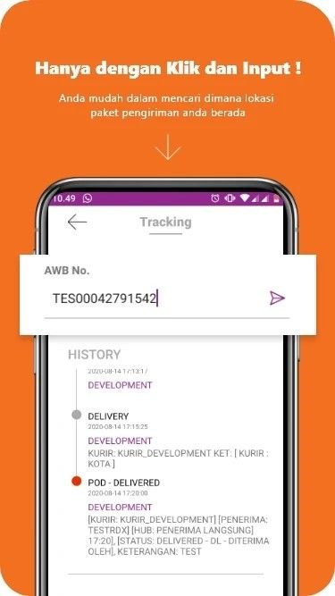 SAP Express, shipment tracking