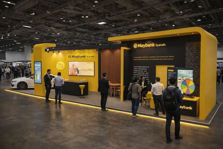 Maybank Syariah booth