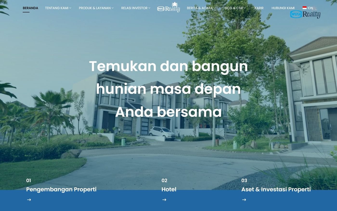 Wika Realty website