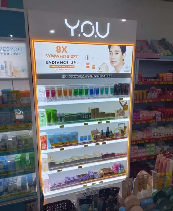 Y.O.U in-store display