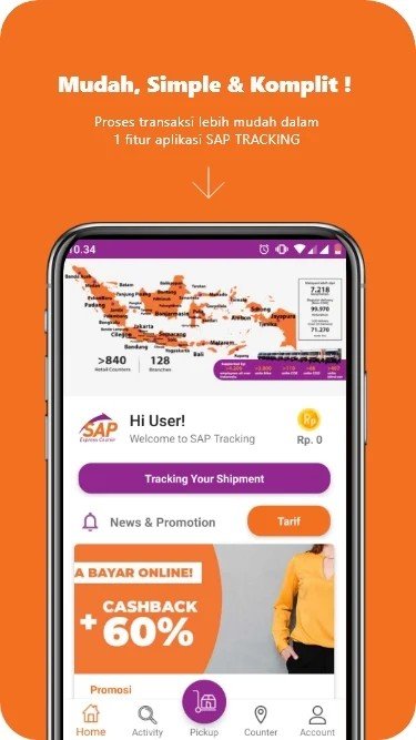 SAP Express — tracking home