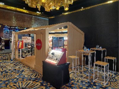 IN-LITE exhibition booth