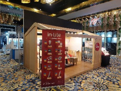 IN-LITE exhibition booth
