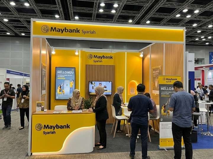 Maybank Syariah exhibition booth