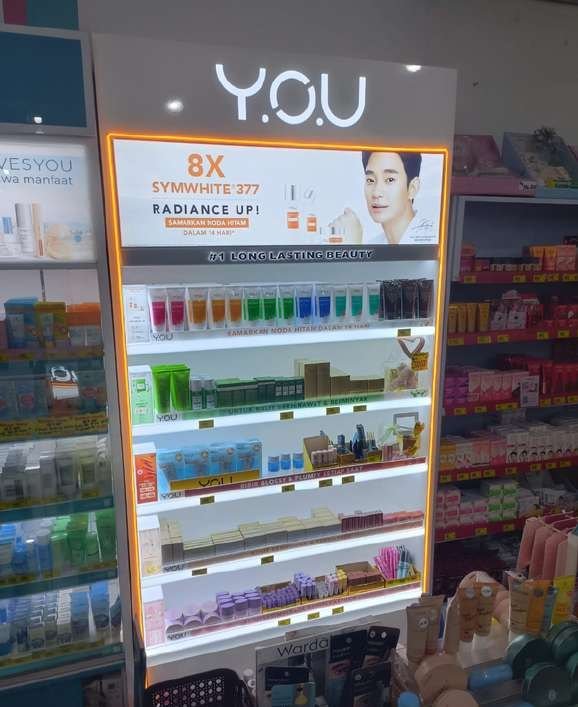 Y.O.U in-store display